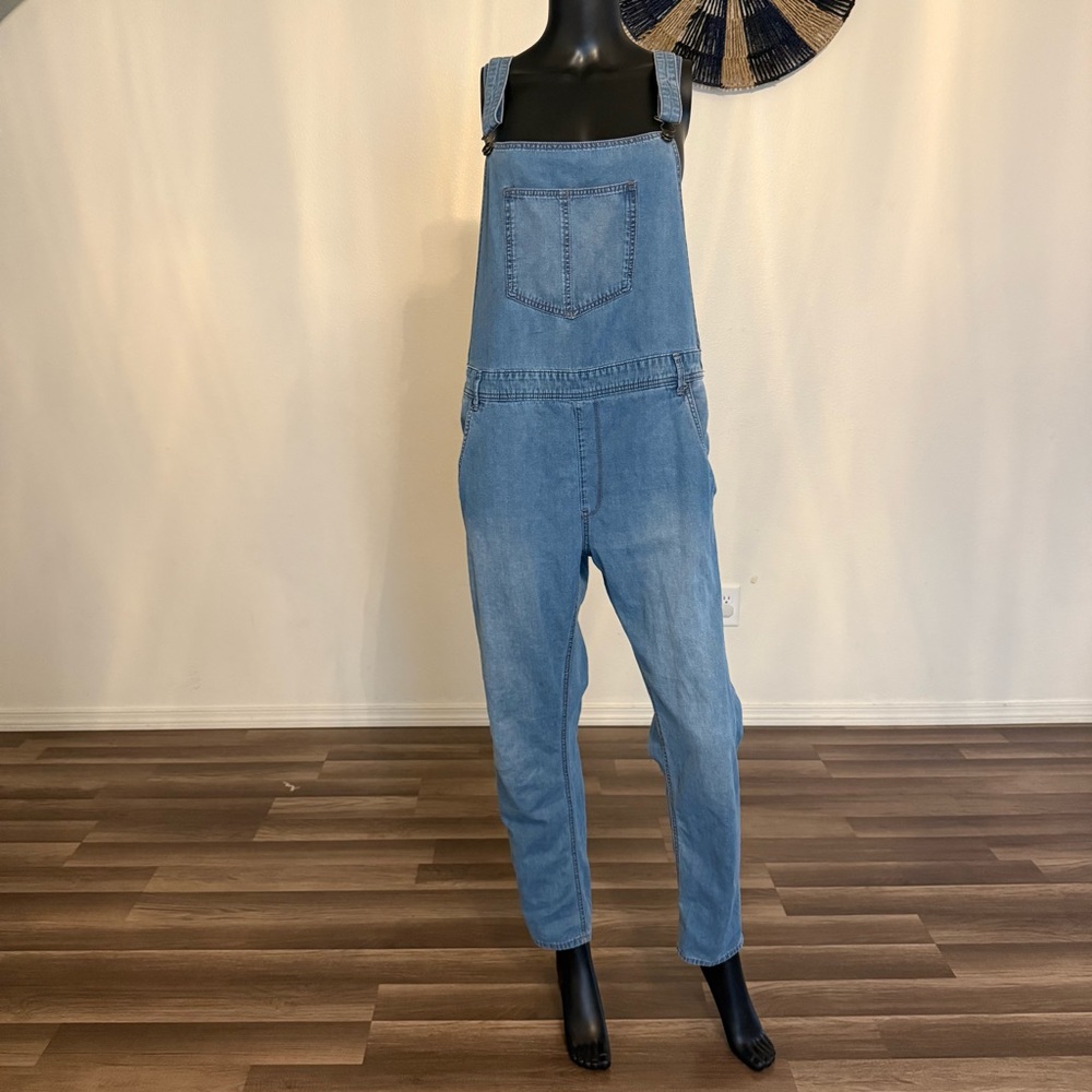 Roxy Light Blue Denim Overalls - Picture 2 of 15